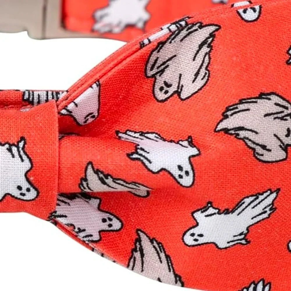 2 - Halloween/Fall Dogs Adjustable Comfortable Large Orange Ghost/Fall
